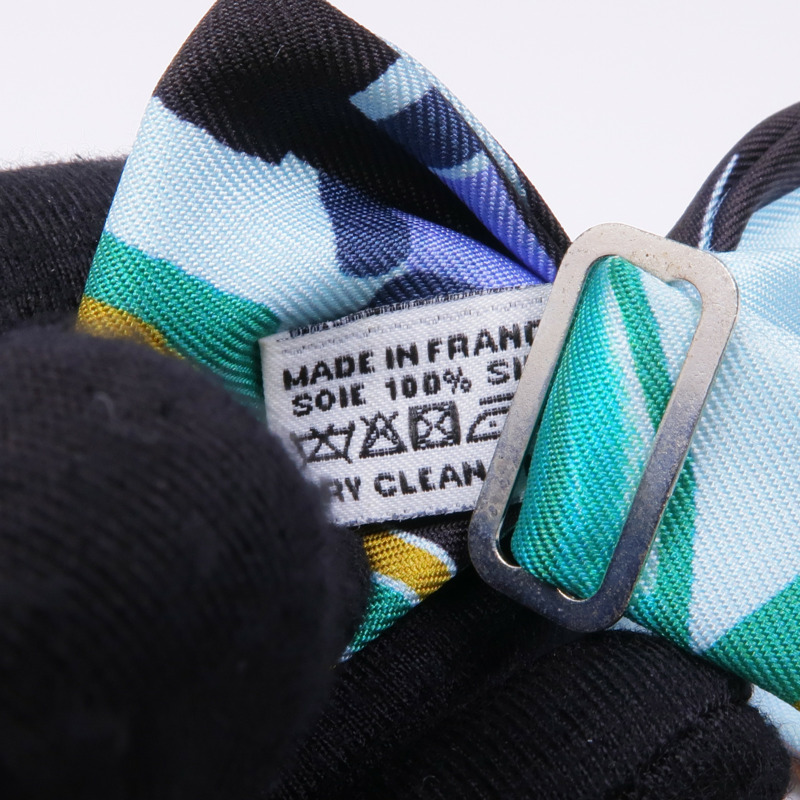 HERMES 絲質Bowtie領結-9
