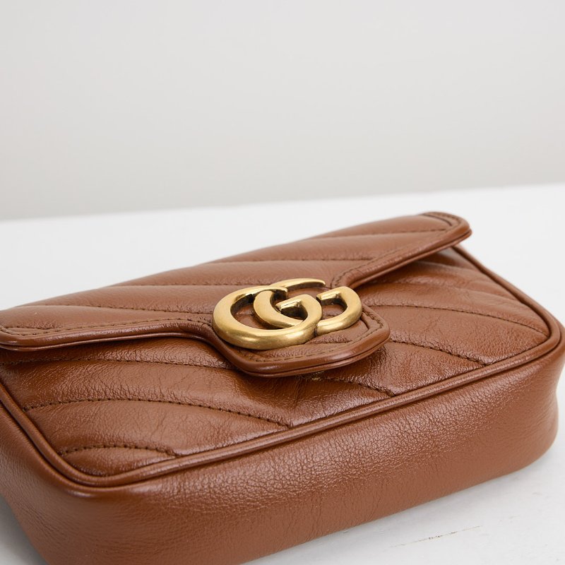 二手Gucci marmont supermini 焦糖-3