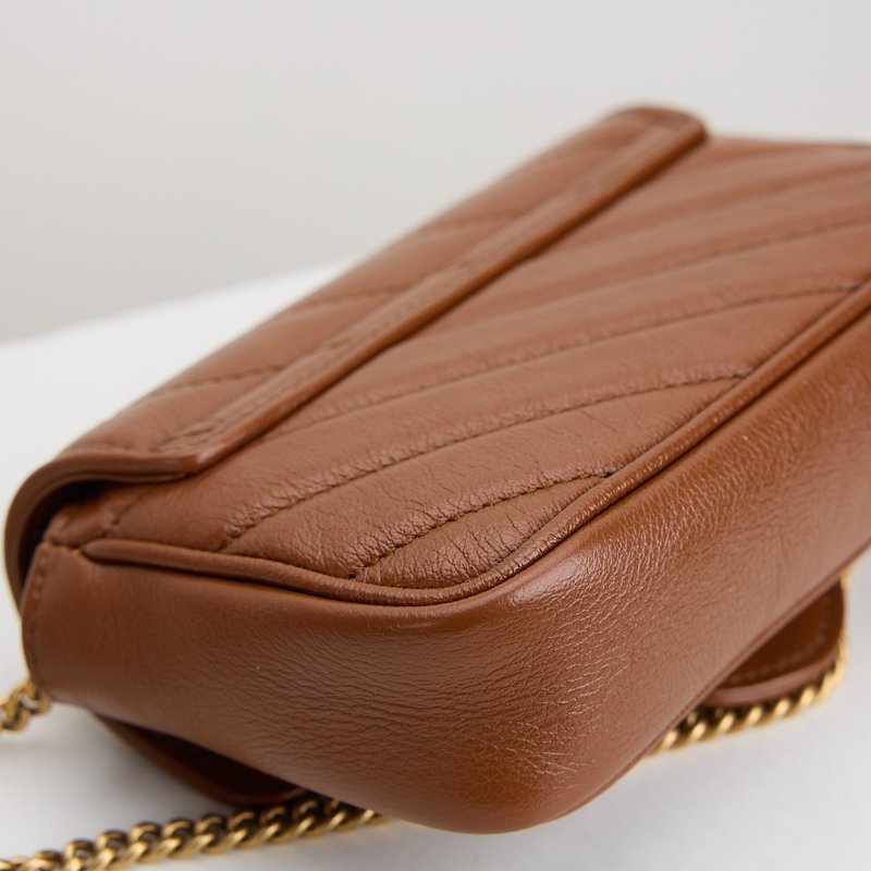 二手Gucci marmont supermini 焦糖-7