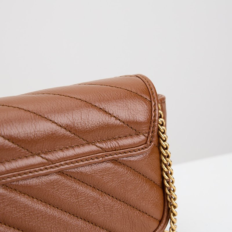 二手Gucci marmont supermini 焦糖-8