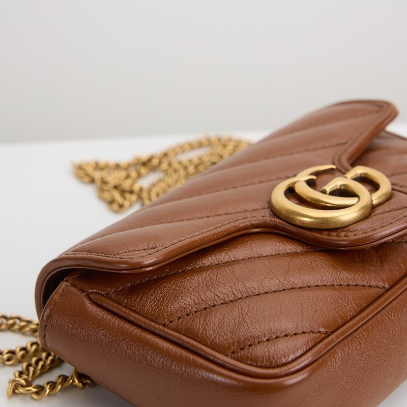 二手Gucci marmont supermini 焦糖-12