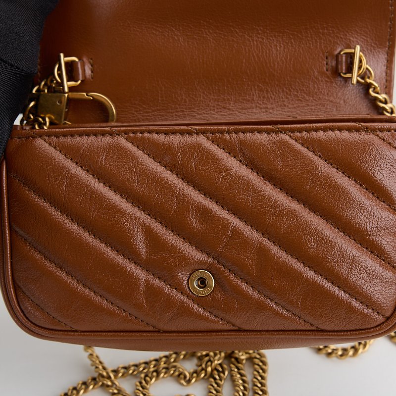 二手Gucci marmont supermini 焦糖-16