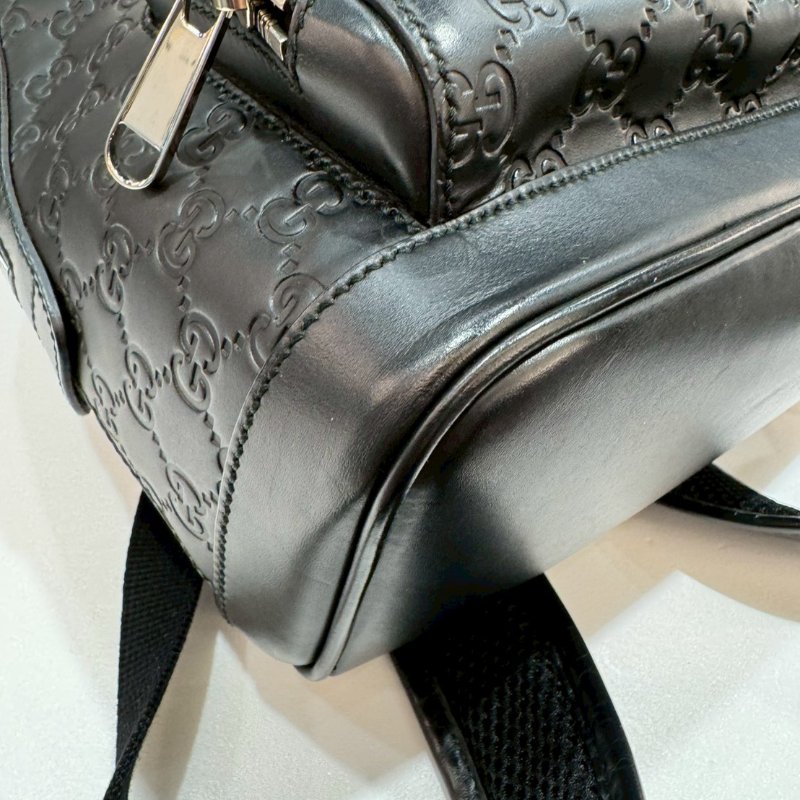 GUCCI 全皮壓紋 後背包/雙肩包 85成新-3