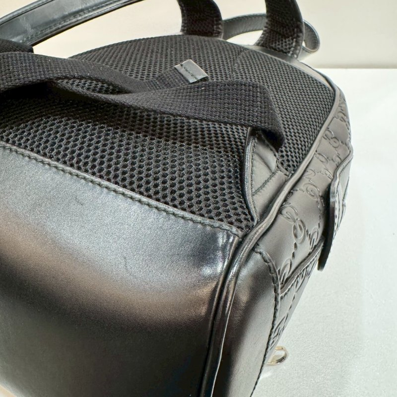 GUCCI 全皮壓紋 後背包/雙肩包 85成新-5