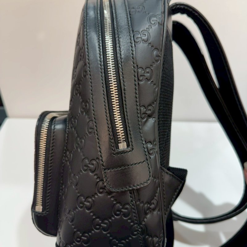 GUCCI 全皮壓紋 後背包/雙肩包 85成新-7