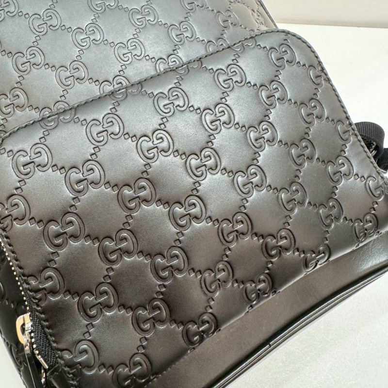 GUCCI 全皮壓紋 後背包/雙肩包 85成新-10