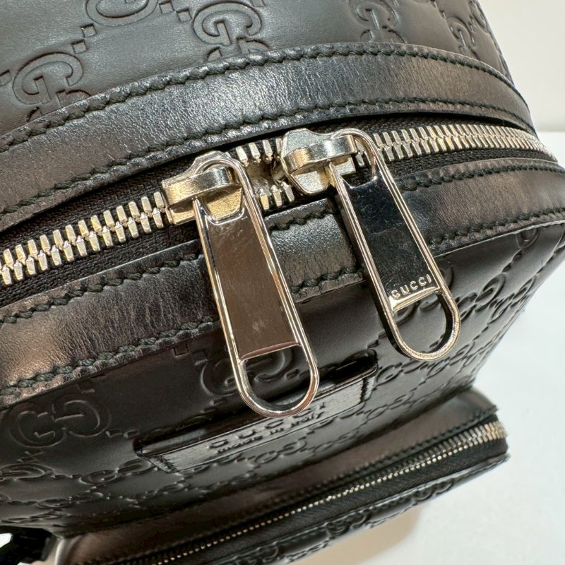 GUCCI 全皮壓紋 後背包/雙肩包 85成新-12