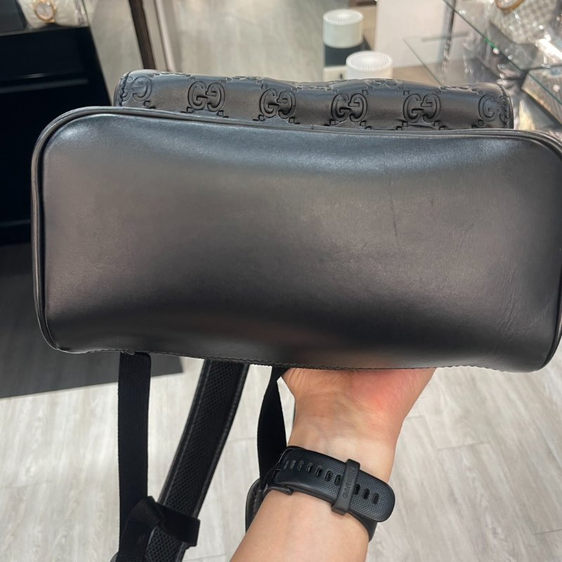 GUCCI 全皮壓紋 後背包/雙肩包 85成新-20