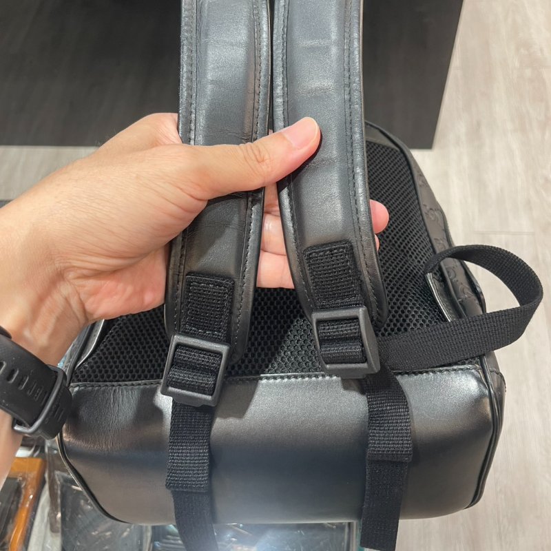 GUCCI 全皮壓紋 後背包/雙肩包 85成新-24