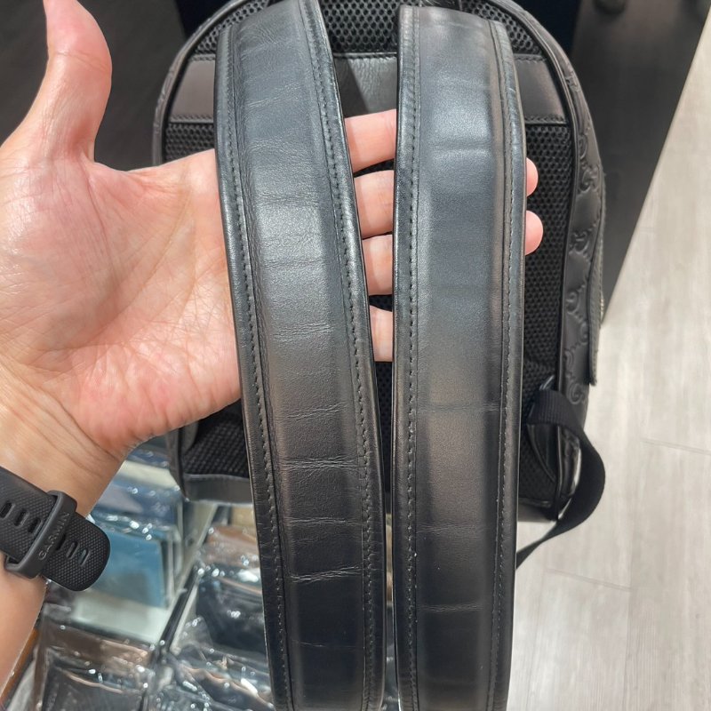 GUCCI 全皮壓紋 後背包/雙肩包 85成新-25