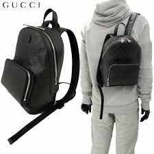 GUCCI 全皮壓紋 後背包/雙肩包 85成新