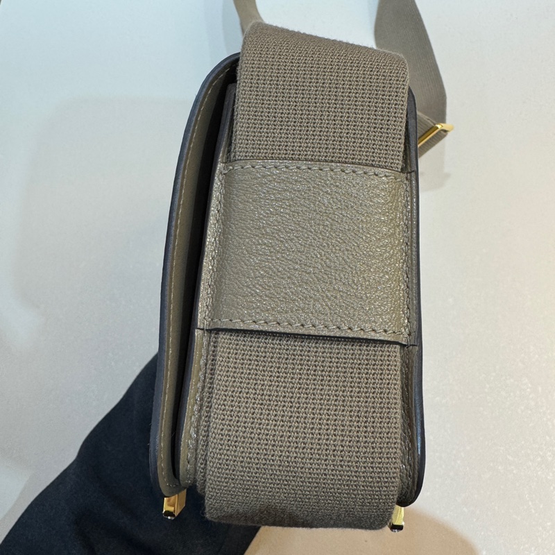 Hermes 18大象灰金釦山羊皮Geta木屐包H083052-7