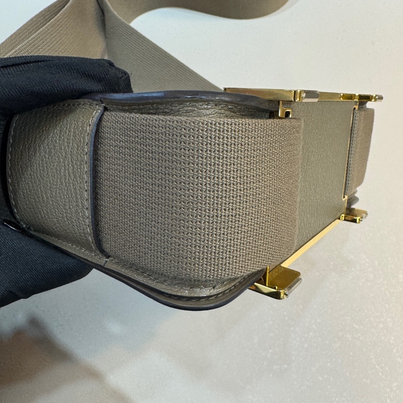 Hermes 18大象灰金釦山羊皮Geta木屐包H083052-12