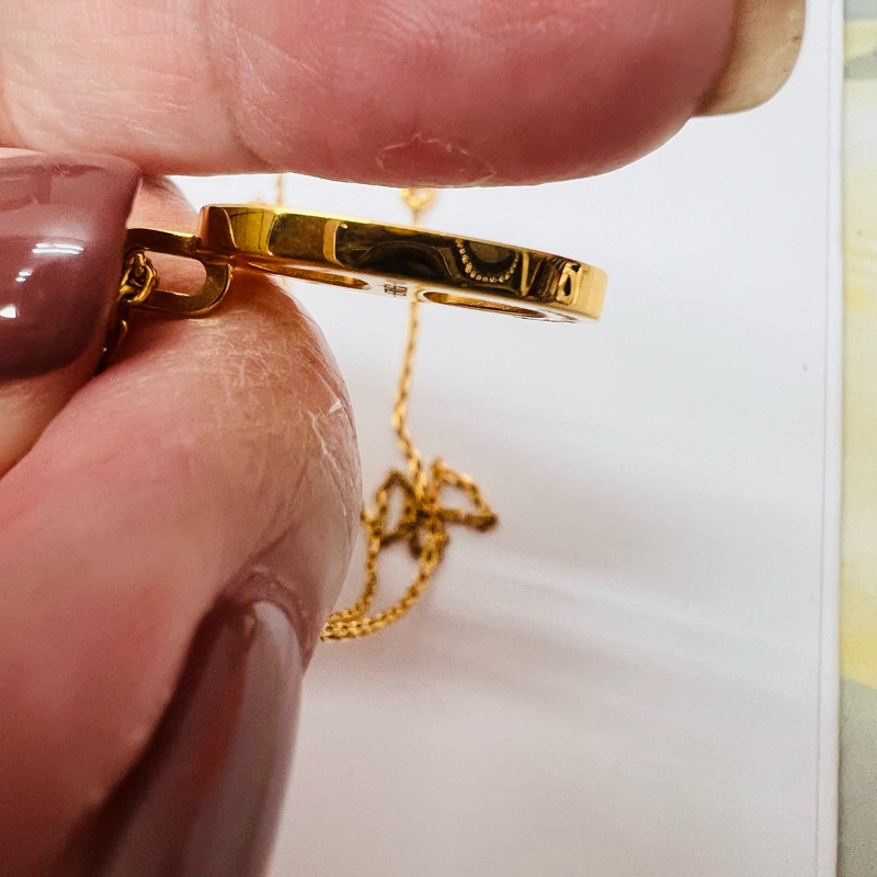 愛馬仕豬鼻子項鏈-10