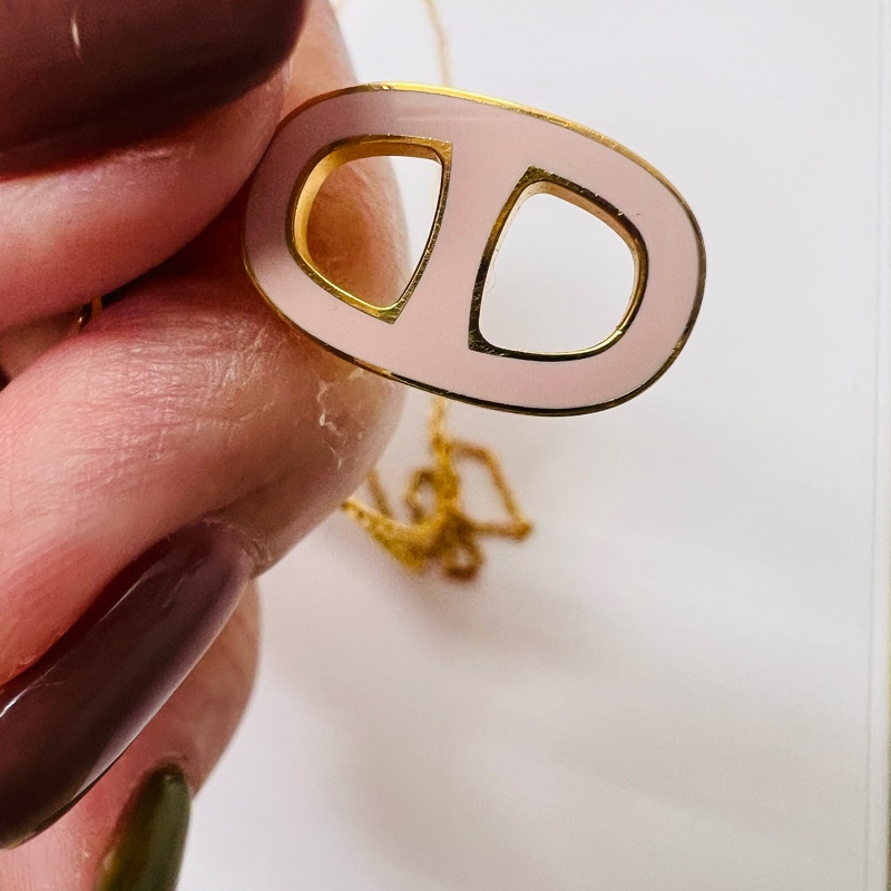 愛馬仕豬鼻子項鏈-13