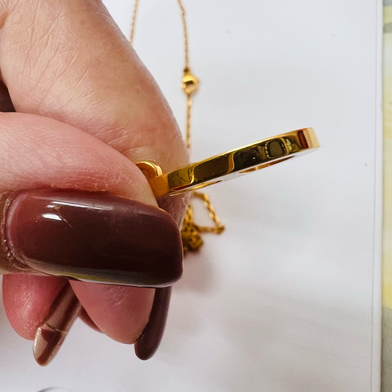 愛馬仕豬鼻子項鏈-14