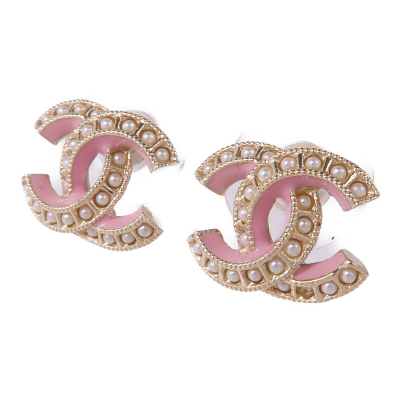 CHANEL 金屬Necklace耳環-1