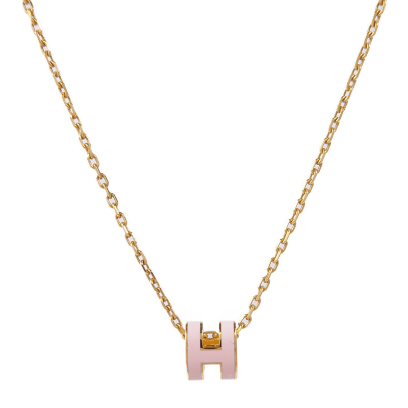 HERMES 金屬Mini Pop H Necklace項鍊-0