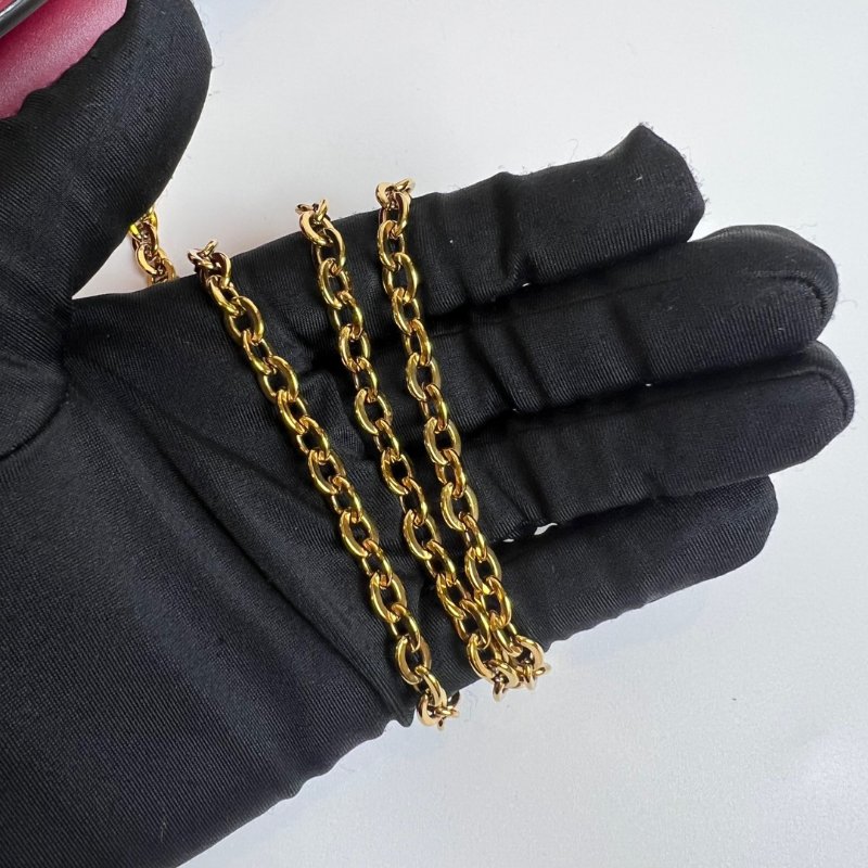 LV M69578 紅Flore金扣鍊帶斜背包WOC-10