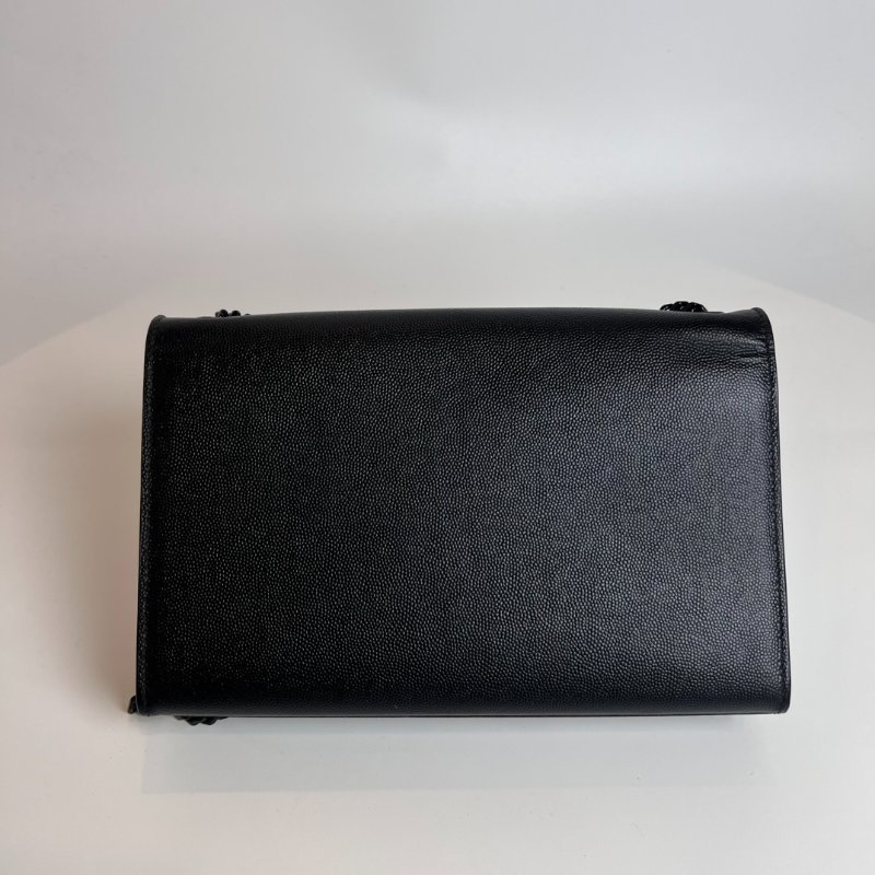 YSL 364021 SO BLACK魚子醬KATE鍊包-1