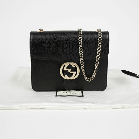 GUCCI 互扣鏈條單肩斜背包 510304