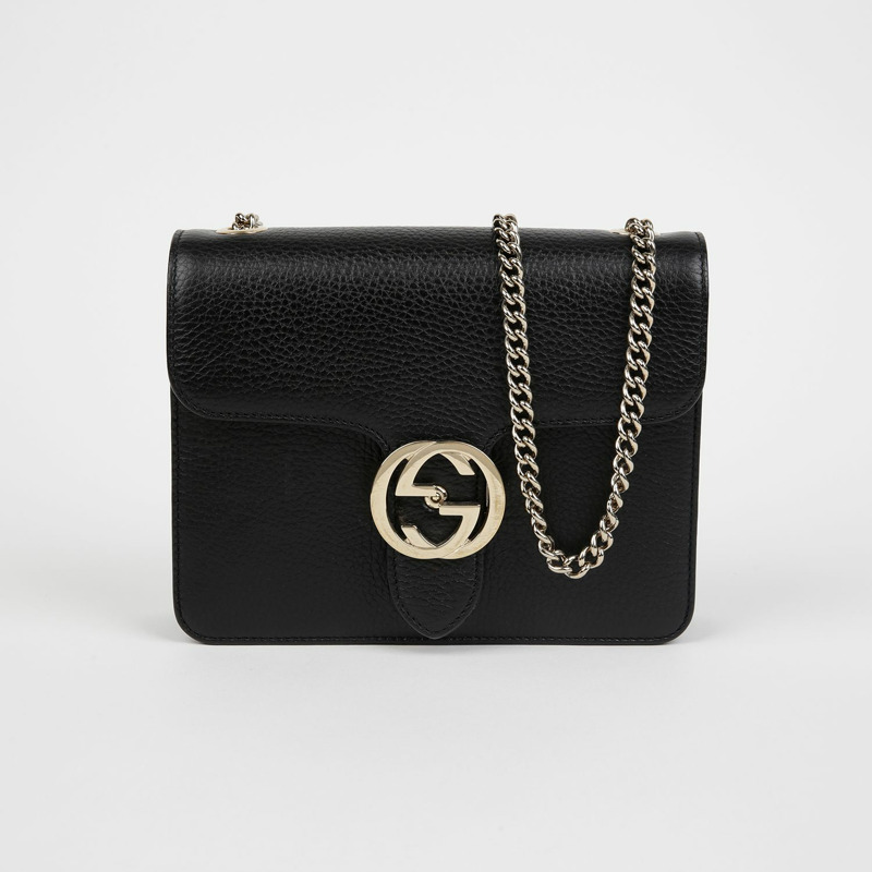 【包稅】GUCCI 互扣鏈條單肩斜背包 510304-1