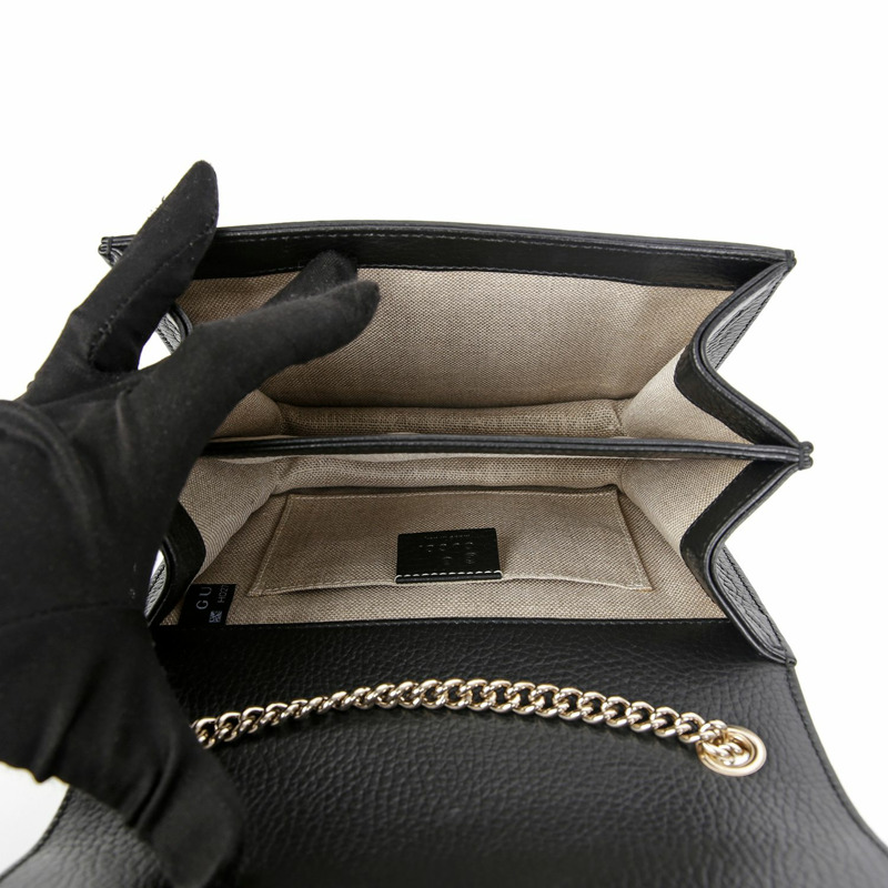 【包稅】GUCCI 互扣鏈條單肩斜背包 510304-10