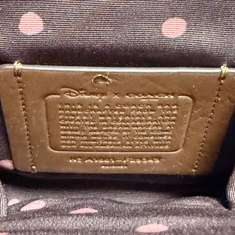 全網最低限量款帶回家❤️全新Coach X Disney聯名限量包 迪士尼米妮斜背手提兩用包-22