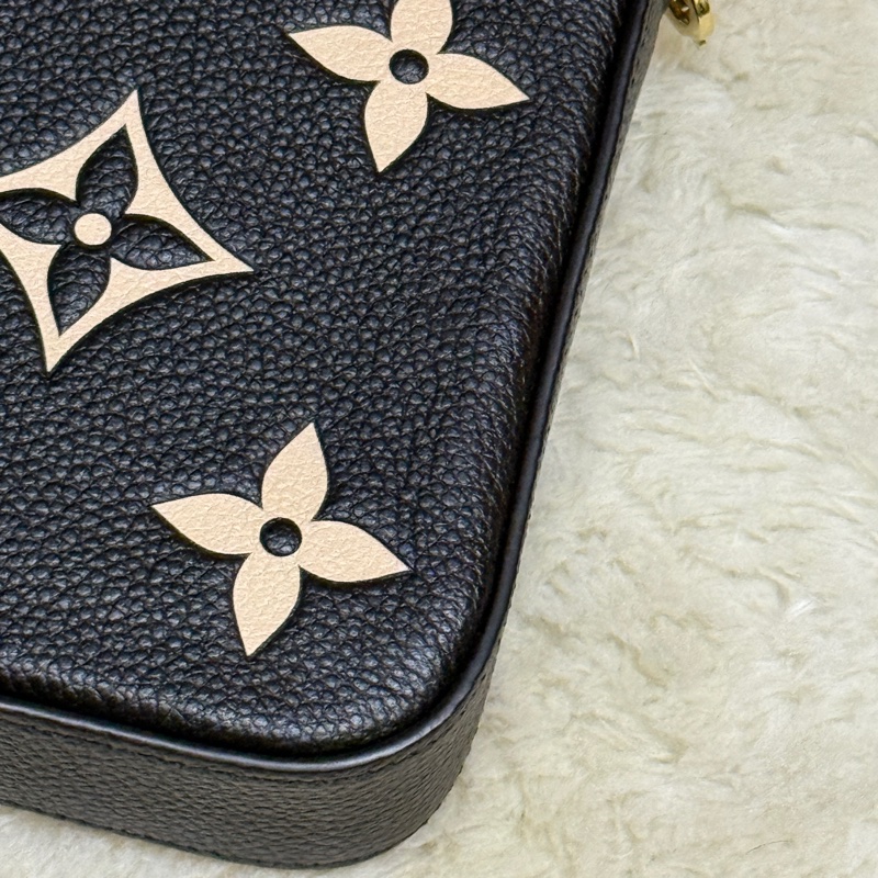 9新✨晶片款🎖️LV 黑色牛皮 斜背包 櫃上更貴的雙色牛皮款-4