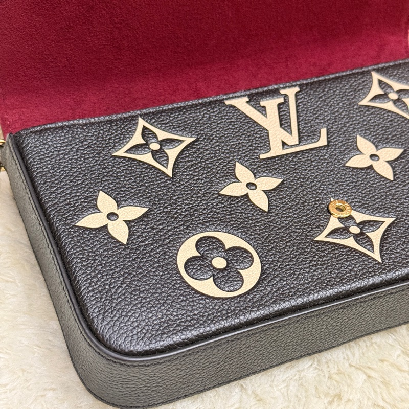 9新✨晶片款🎖️LV 黑色牛皮 斜背包 櫃上更貴的雙色牛皮款-14