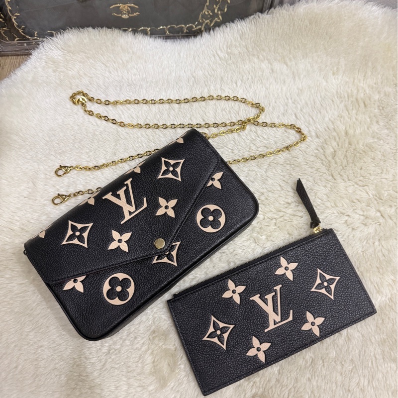 9新以上✨晶片款🎖️LV 黑色牛皮 斜背包 櫃上更貴的雙色牛皮款-53