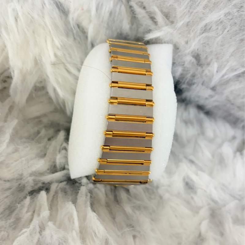 OMEGA 星座 星期日曆18k金鋼石英腕錶-3