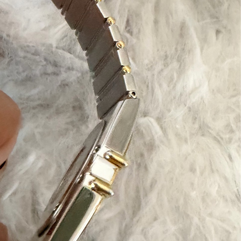 OMEGA 星座 星期日曆18k金鋼石英腕錶-6