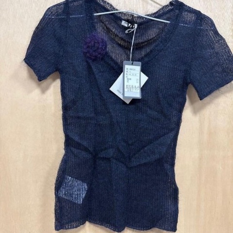miu miu 短袖 毛衣 義大利製 38 新品