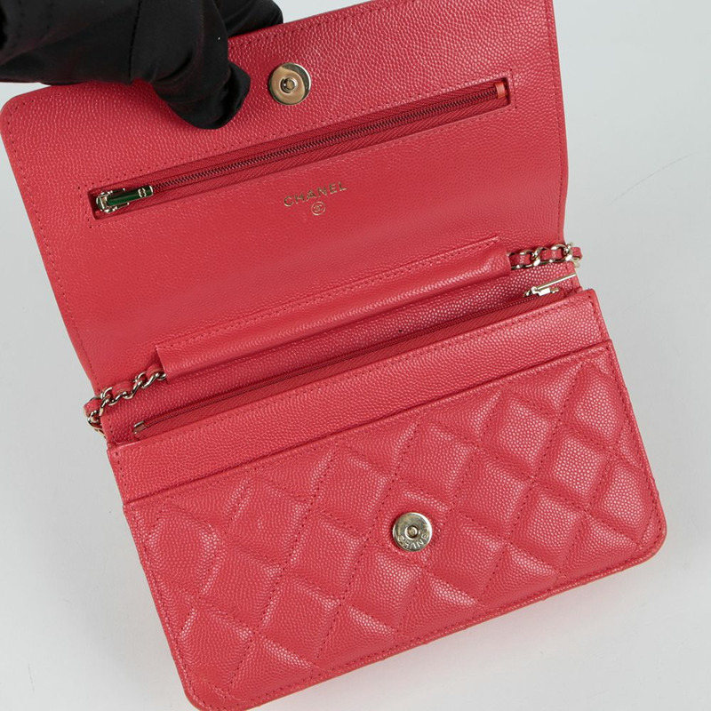 【包稅】CHANEL AP0250 魚子醬紋經典 WOC 肩斜背包-7