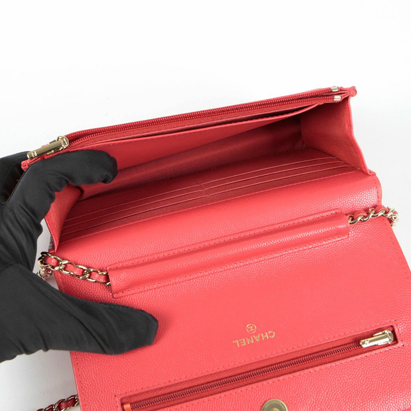 【包稅】CHANEL AP0250 魚子醬紋經典 WOC 肩斜背包-8