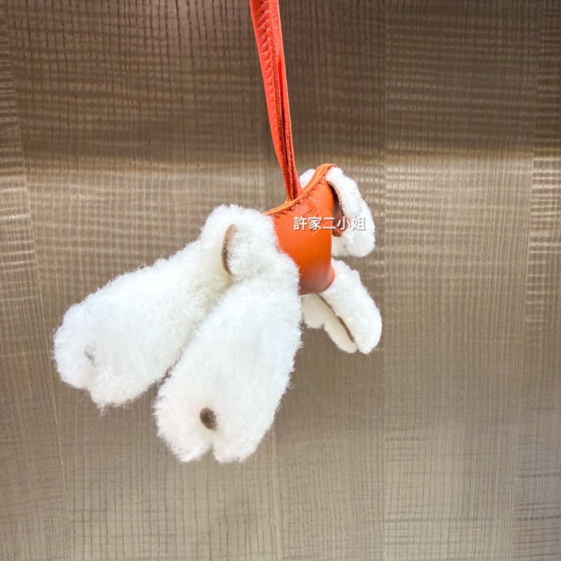 Hermes 全新 Budy charm 狐狸梗犬/罌粟橙-6