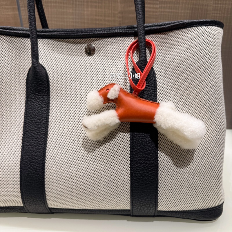 Hermes 全新 Budy charm 狐狸梗犬/罌粟橙-9