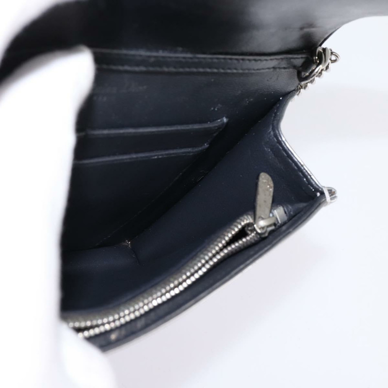 【日本直送】Christian Dior 鏈條 Diorama 肩背包 皮革 銀色 正品 gh990-17