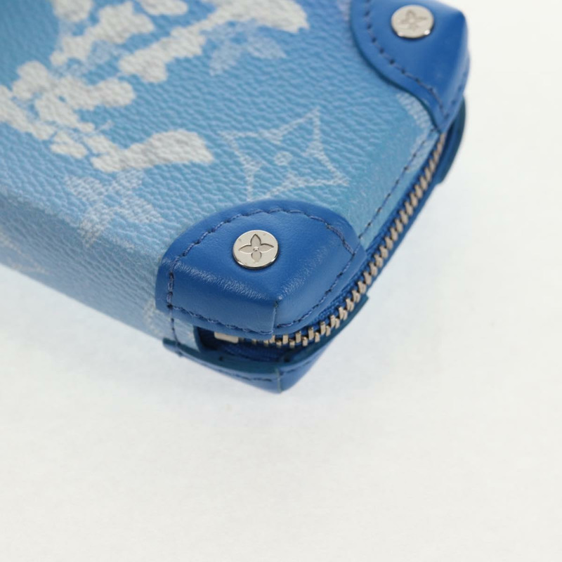 【日本直送】路易威登 Clouds Soft Trunk 錢包 藍色 M45440 LV Auth 144891M-14