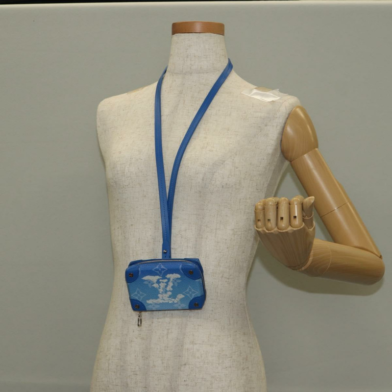 【日本直送】路易威登 Clouds Soft Trunk 錢包 藍色 M45440 LV Auth 144891M-23