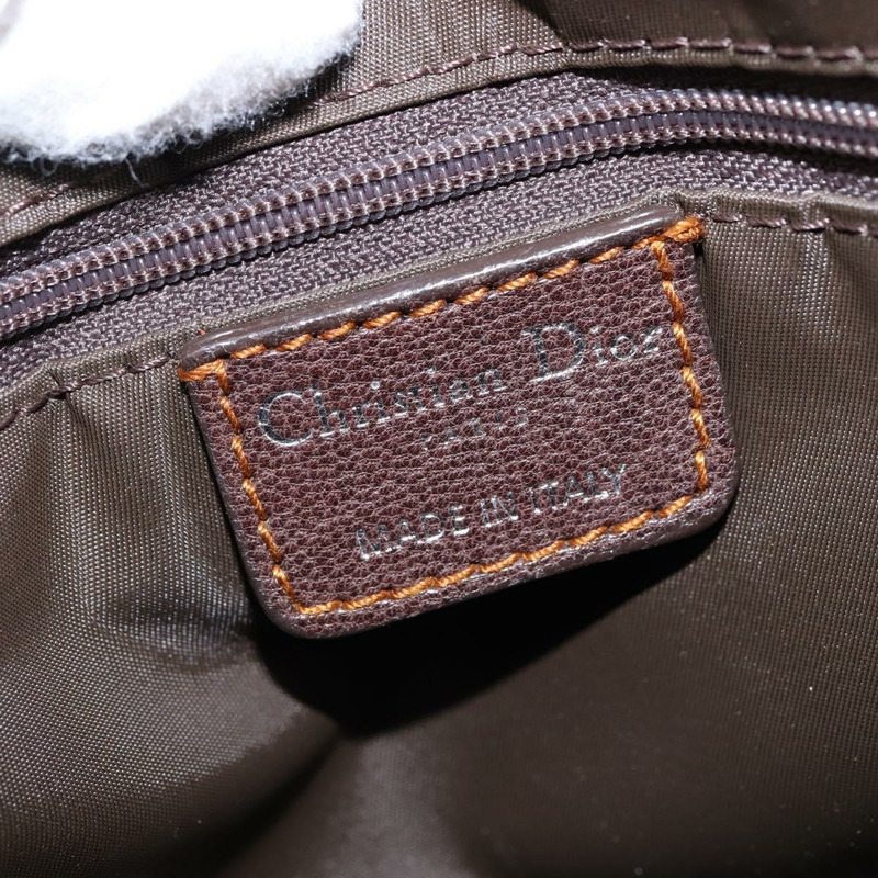 【日本直送】Christian Dior Trotter 帆布肩背包 棕色銀色 正品 144872-18