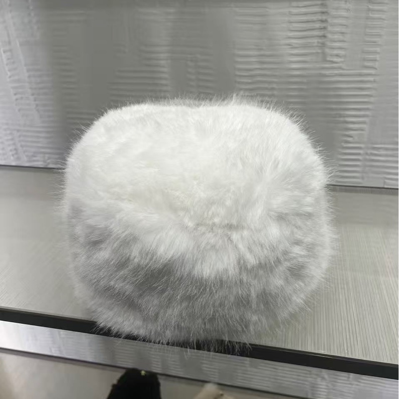 Chanel香奈兒25N滑雪系列毛毛帽子-4