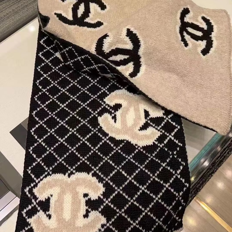 Chanel香奈兒經典大爆款雙面圍巾-2