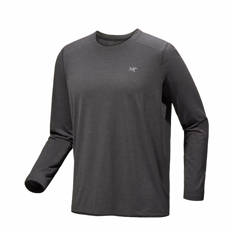 Arc'Teryx - Maglia Cormac Crew Black Heather - X000009719 - BLACK/HEATHER | size: L-0