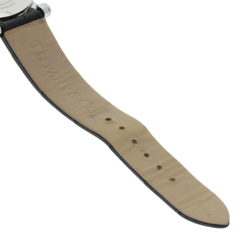 Tiffany & Co. Z1301.32.11A10A71A Atlas 計時腕錶,不鏽鋼/皮革,男士-9