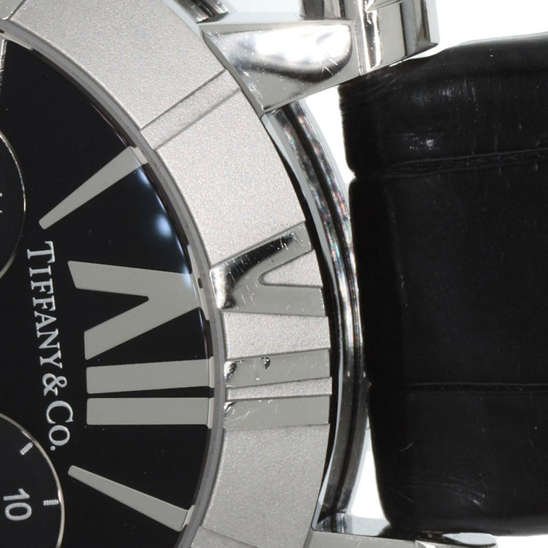 Tiffany & Co. Z1301.32.11A10A71A Atlas 計時腕錶,不鏽鋼/皮革,男士-18