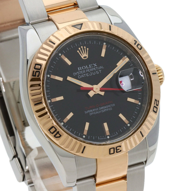 勞力士 116261 Datejust Turn-O-Graph 手錶,不鏽鋼/SSx18KPG,男士-3