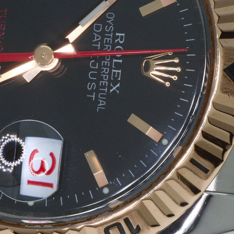 勞力士 116261 Datejust Turn-O-Graph 手錶,不鏽鋼/SSx18KPG,男士-29