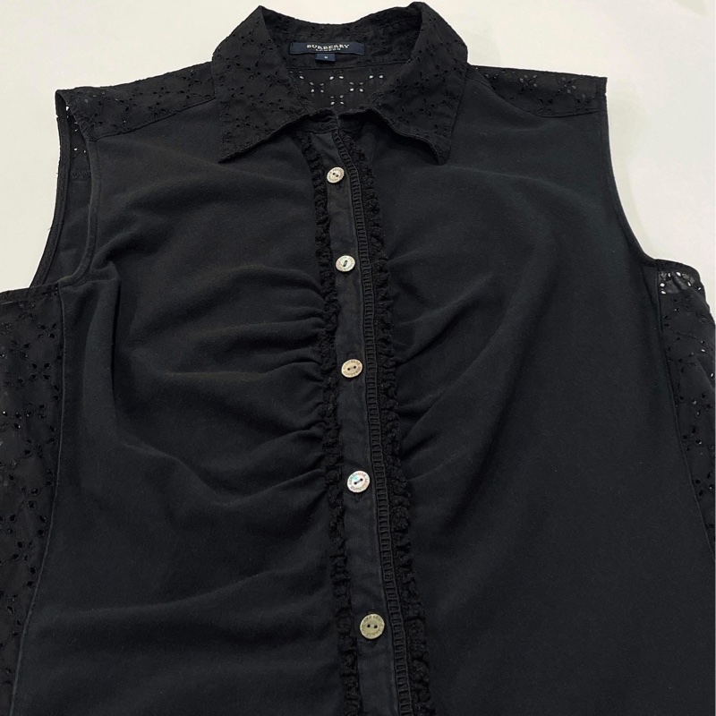 Burberry 倫敦 鏤空滾邊戰馬上衣-5